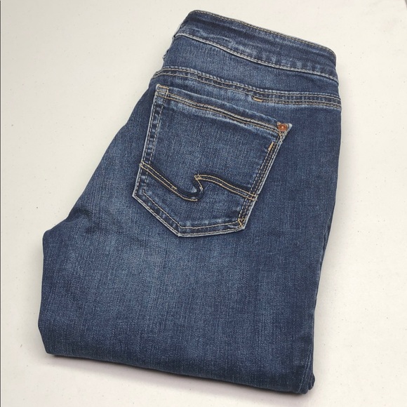 LIKE NEW SILVER SUKI SKINNY JEANS 29x31 ⭐️ - Picture 1 of 14